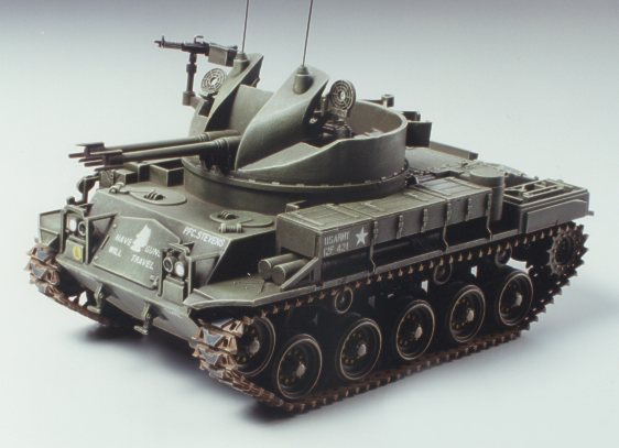Revell Renwal Tanque Militar M42 Duster Twin Forty