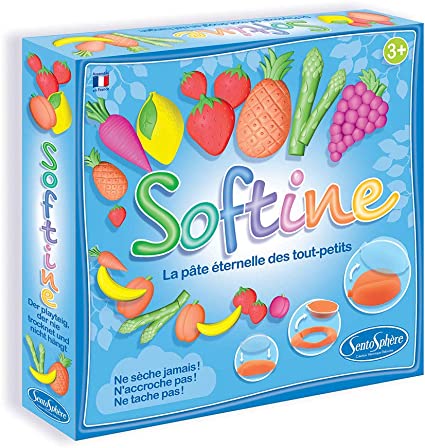Sentosphere Softine plastilina frutas y legumbres