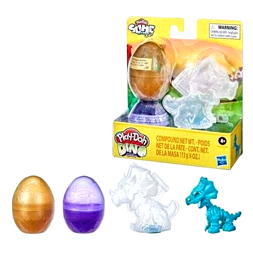 Hasbro Play-Doh slime huesos y huevos de Tricerato